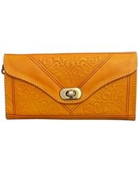 Berber Leather - Leather Tri-Fold Purse - Lyst