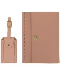 VIDA VIDA - Vida Blush Leather Travel Set - Lyst