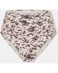 Pcfg - The Solar Reflections High-Waisted Bikini Bottom - Lyst