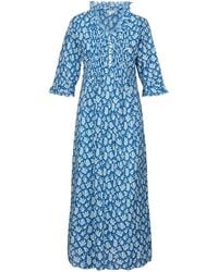 At Last - Cotton Annabel Maxi Dress - Lyst