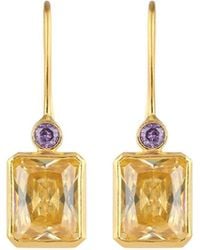 Firera Atelier - Zirconia Charm Earring - Lyst