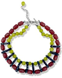 Jaredjamin - Modern Mix Gemstone Necklace - Lyst