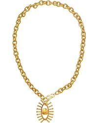 Smilla Brav - Evil Eye Charm Necklace - Lyst