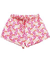 Lime Tree Design - Leaf & Bud Sleep Shorts - Lyst