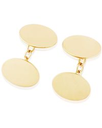 Auree - Albemarle Vermeil Oval Cufflinks - Lyst