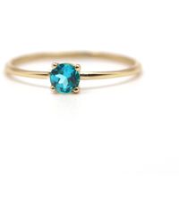 VicStoneNYC Fine Jewelry - March Birthstone Aquamarine Ring - Lyst