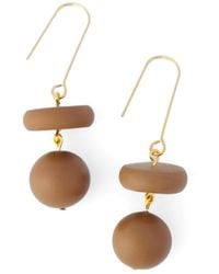 By Chavelli - Bead Dangle Earrings - Lyst
