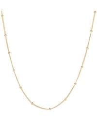 Zohreh - 16 Stationed Bead Chain 9K - Lyst
