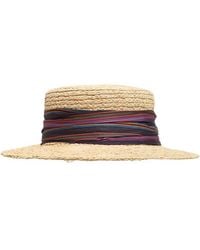 Lost Pattern - Frida's Garden Raffia Hat With Ribbon Band - Lyst