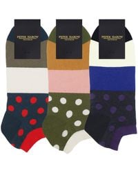 Peper Harow - Made in England - Mayfair Trainer Socks – Bundle - Lyst