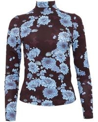 lords of harlech - Kate Serious Floral Turtleneck - Lyst