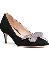 Beautiisoles by Robyn Shreiber Made in Italy - Frida Comfortable Valentine Evening Pump With Kitten Heel - Lyst