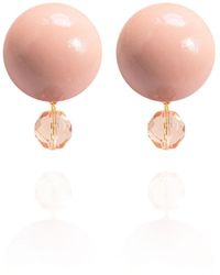 Saule Label - Luna Earrings In Classic Blush - Lyst