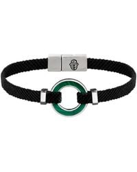 Karma and Luck - Positive Vibrations Malachite Karma Circle String Bracelet - Lyst