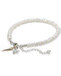 Isla Silver - Aphrodite's Freshwater Pearl Bracelet - Lyst