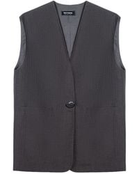 Nocturne - Tailored V-Neck Vest - Lyst