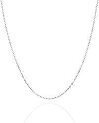 Spero London - Curb Chain Necklace Sterling - Lyst