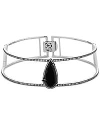 SALLY SKOUFIS - Awaken Choker With Natural Diamond & Made And Cz Diamond Stimulant - Lyst