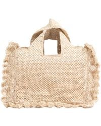 Zanatany Concepts - Floute Raffia Bag - Lyst