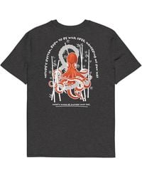 Anchor and Crew - Heather Octopus Another Good Day Organic Cotton T-Shirt - Lyst