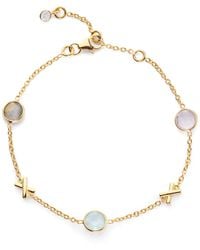 Auree - Miramar Multi Gemstone & Vermeil Friendship Bracelet - Lyst