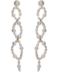 Lavani Jewels - Spiral Hikari Pearl Earrings - Lyst