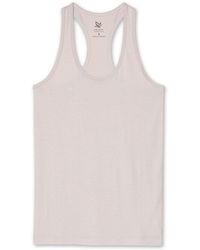 On/Off Essentials - Neutrals Bamboo Scoop Neck Tank - Lyst