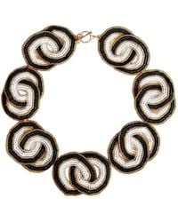 Iliana Arrazola - Crisscrossed Circle Necklace, And - Lyst