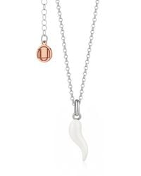 Unaloe - And Enamel Cornicello Necklace – Italian Handmade Good Luck Charm - Lyst