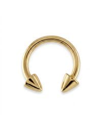 Zahav Jewelry - 14K Solid 16G 8Mm Horseshoe Barbell - Lyst