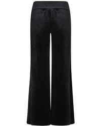 Beatrice von Tresckow - Velvet Wide Flare Trousers - Lyst