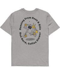 Anchor and Crew - Heather Gustatory Coffee Over Bills Organic Cotton Embroidered T-Shirt - Lyst