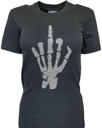 Any Old Iron - Skull Finger T-shirt - Lyst