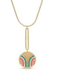 Glamrocks Jewelry - South Beach Pendulum Necklace- /Fuchsia - Lyst