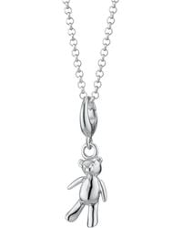 Lily Charmed - Sterling Vintage Teddy Bear Charm Necklace - Lyst