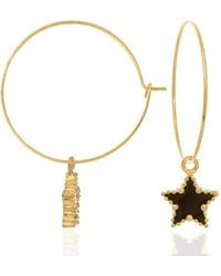C.J.M - Star Hoops - Lyst