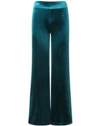 Beatrice von Tresckow - Velvet Wide Flare Trousers - Lyst