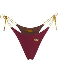 Capri Swim™ - Wine & Chocolate Reversible Thongkini Bottom - Lyst