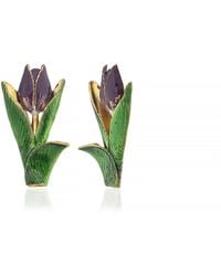 Milou Jewelry - Tulip Flower Earrings - Lyst