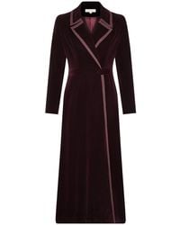 Guinea London - Velvet Dress Coat - Lyst