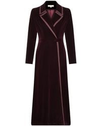 Guinea London - Velvet Dress Coat - Lyst