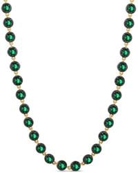 SHYMI - Round Victorian Style Tennis Necklace - Lyst