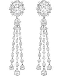 Maison De Gala - Lumina Triple Drop Crystal Earrings - Lyst