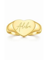 ADIBA - Signature Heart Ring - Lyst