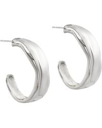Biko Jewellery - Wavi Hoops - Lyst