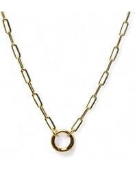 Miss Cecilia - Chain Charm Necklace - Lyst