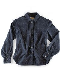 &SONS Trading Co - Damsons Western Shirt Polka Dot - Lyst