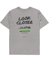 Anchor and Crew - Heather Small Print Annotations Organic Cotton T-Shirt - Lyst