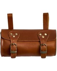 VIDA VIDA - Handcrafted Leather Bike Saddle Bag - Lyst