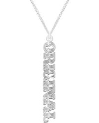 CarterGore - Sterling “Original” Word Necklace - Lyst